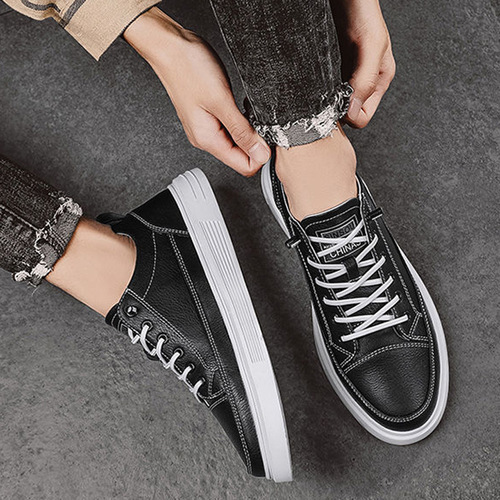 Men's shoes, spring new trend, all-matching slip-on shoes, Korean breathable sports and casual skate shoes