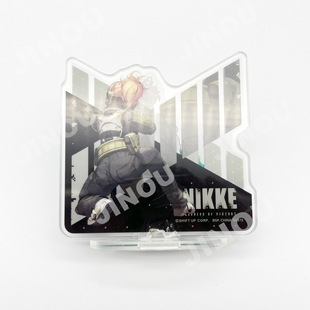 Acrylic Keychain Anime Cartoon Peripheral Stand Refrigerator Magnet Double-sided Small Gift Pendant