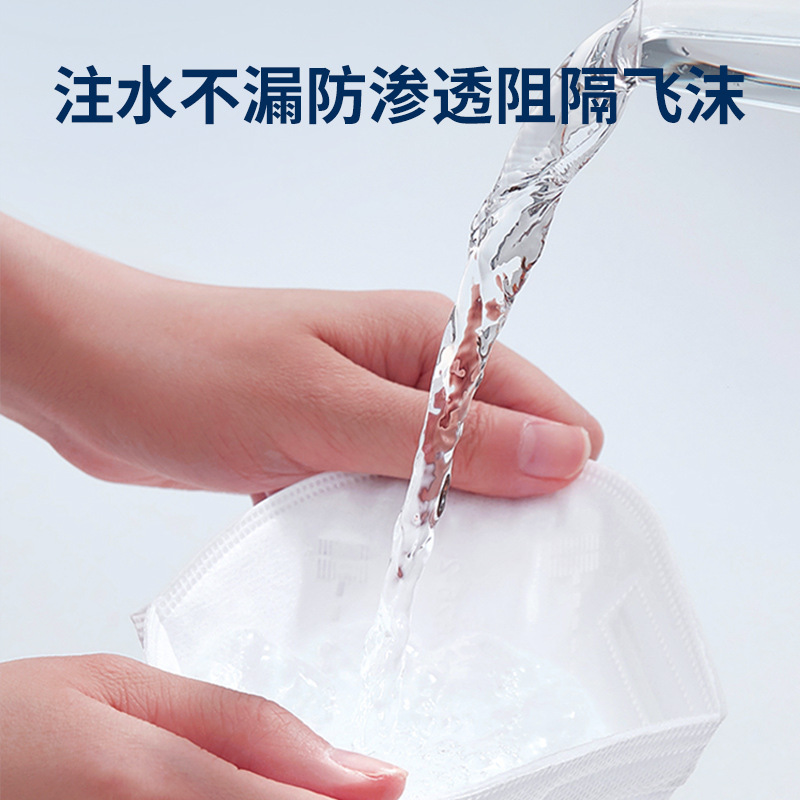 海氏海诺艾暖N95医用防护口罩独立装五层立体防护2层熔喷布挂耳式