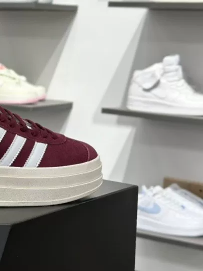 Pure Original Gazelle Classic Thick-Soled Sneakers Putian Shoes Adidas Training Shoes Vlcourtbold Heightening Casual Shoes