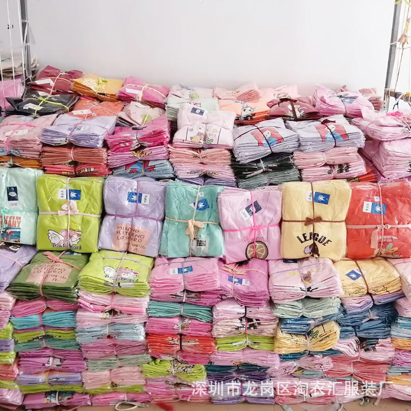 1元2元3元服装女装地摊库存尾货出口东南亚货源低价便宜衣服短袖