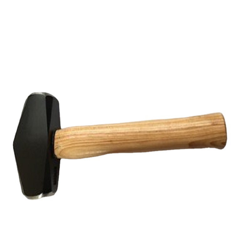 厂家供应优质碳结钢美式核桃木柄美式石工锤