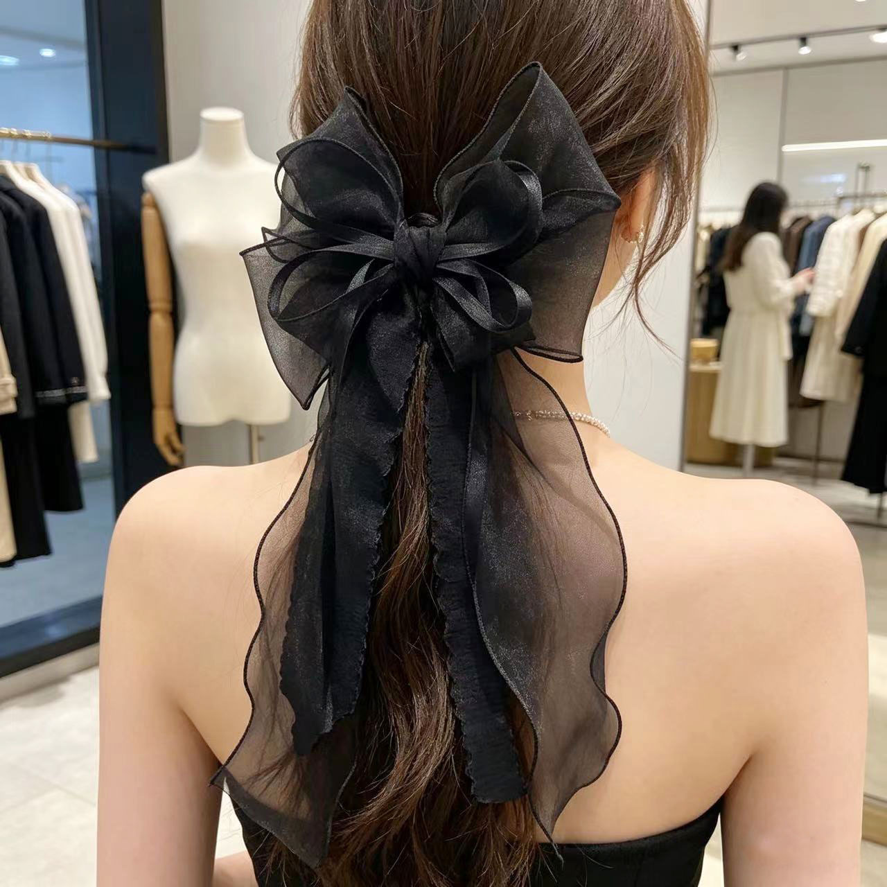 1402 기질 블랙 스프링 클립