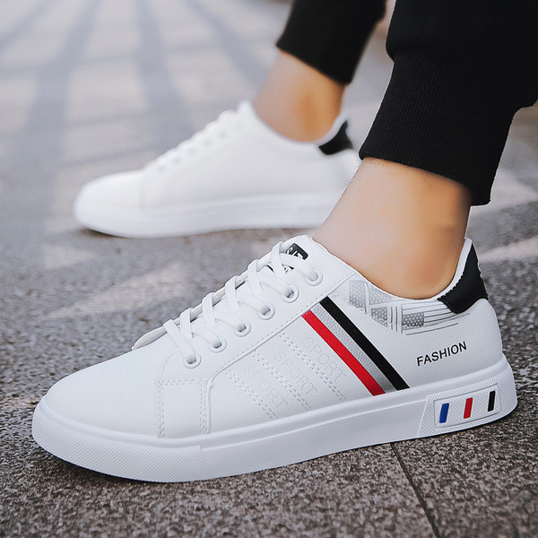 Universal breathable comfortable white sneakers for leisure for…