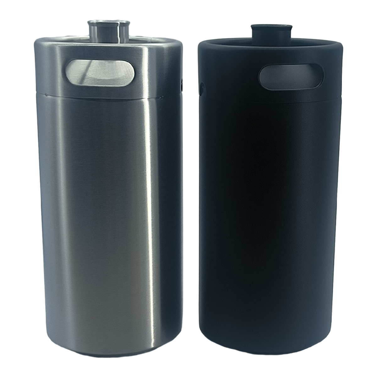 4L 黑色喷塑 KEG桶304不锈钢便携精酿鲜啤加压气发小桶套件打酒系