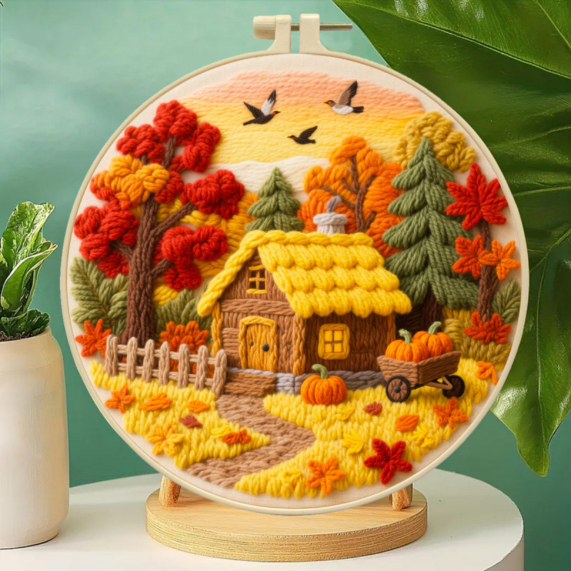 Mona Lisa bordados reales bordados cruzados otoño hermosa colección nueva imitación de estilo chino bordado decoración