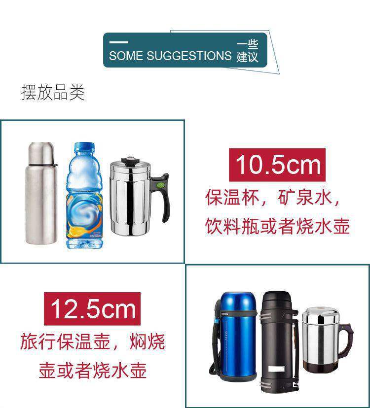 In-Stock Wholesale Stainless Steel Car Cup Holder, Hot Water Bottle Car Mount, Thermos Cup Holder Fixed Bracket