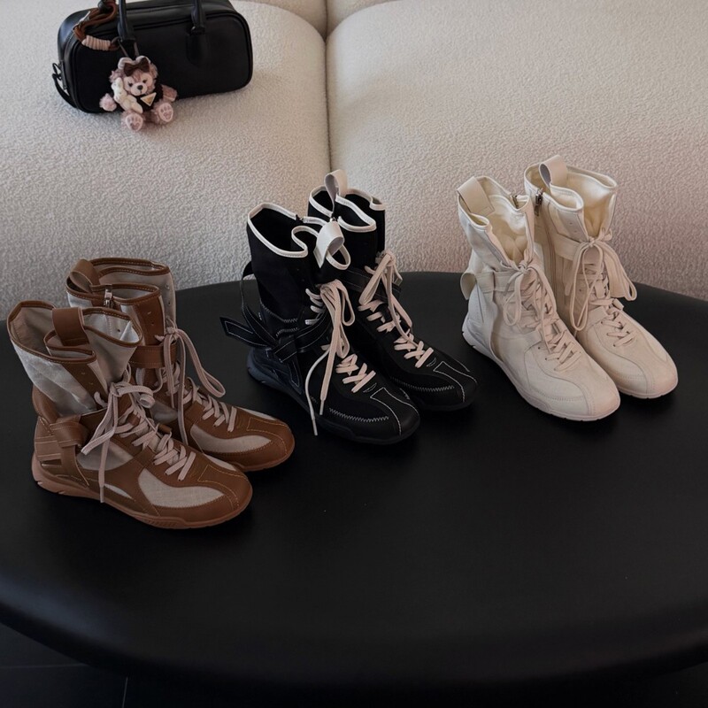 Retro Pony Boxing Boots for Women 2026 Spring/Summer New Mid-Calf Boots Martin Boots Melard Western Boots Thick-Soled Short Boots Retro Pony Boxing Boots for Women 2026 Spring/Summer New Mid-Calf Boots Martin Boots Melard Western Boots Thick-Soled Short Boots