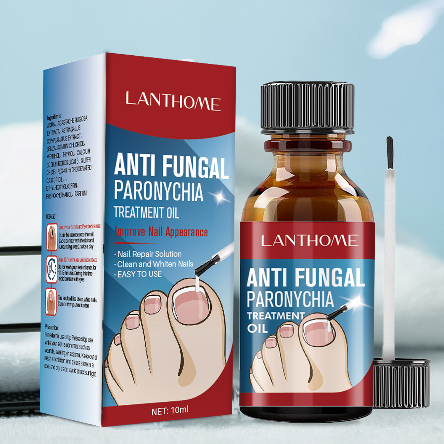 Cross -border spot Lanthome anti -nails FUNGAL NAIL RENEWAL 10ML…