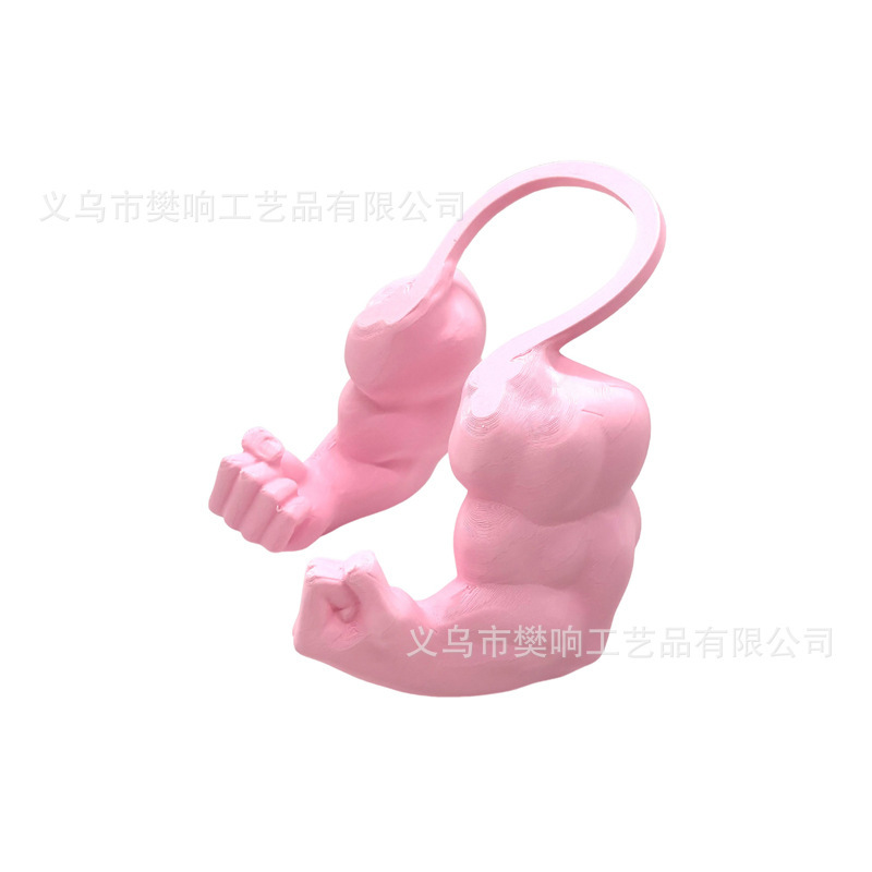 筋肉質の腕を持つ面白い猫面白い筋肉質の手と開発された腕クリエイティブな猫の首飾り|undefined