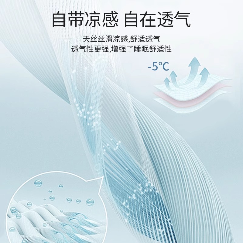 Sábanas de verano de seda de una sola pieza de color sólido dormitorio doble individual seda de hielo funda de edredón desnuda funda de almohada de edredón de tres piezas