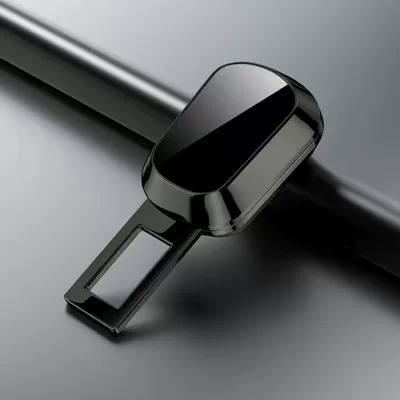 Car Seat Belt Buckle Extender Head for Bmw, Audi, Mercedes, Volkswagen, Alloy Electroplated Clip Insert for Vehicle Interior (Other Automotive Interior Supplies) - blankno-laser