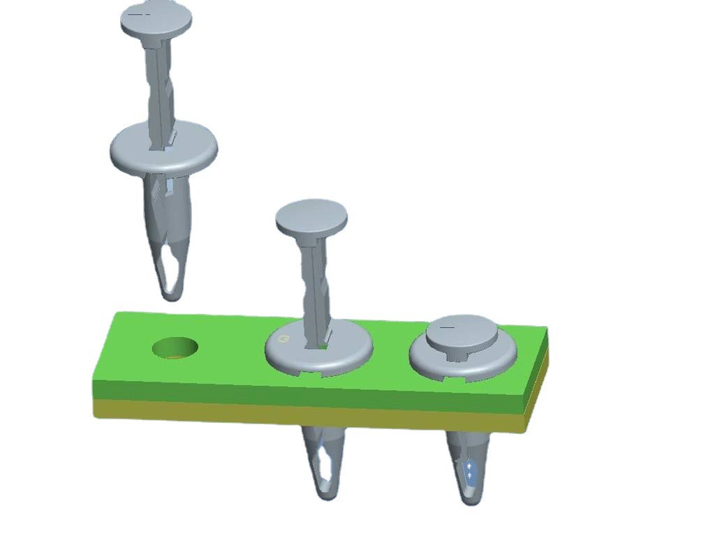 Заказное изготовление пластиковых пряжек для автомобилей, заказное изготовление пряжек в коробках, разработка пресс-форм для нейлоновых заклепок.