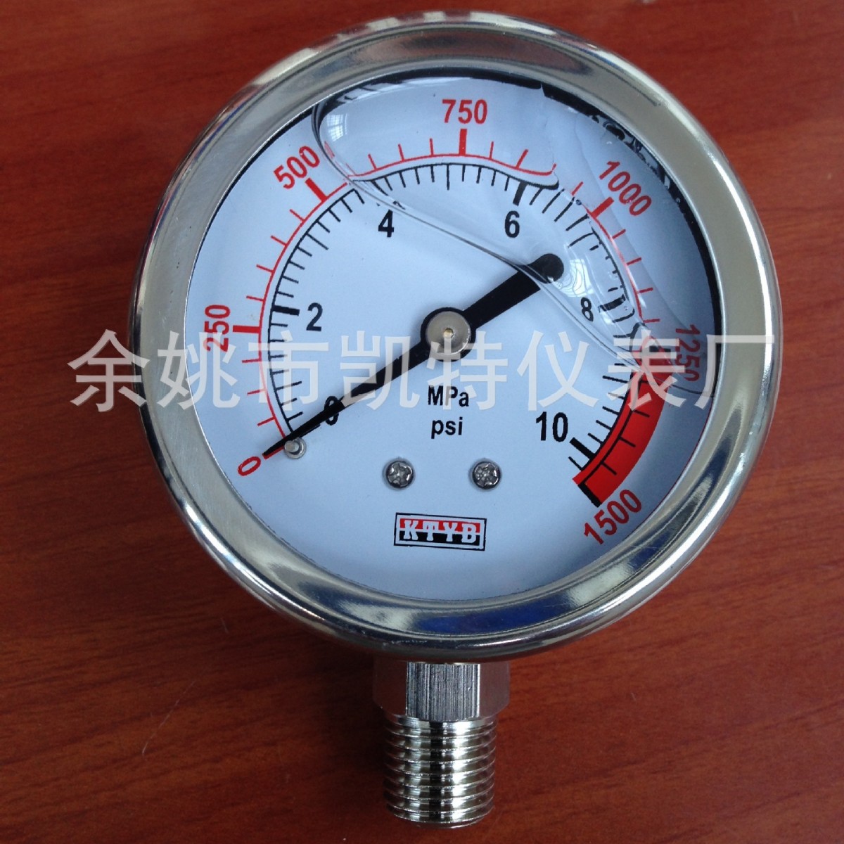 全不锈钢耐震压力表耐酸 腐蚀性设备压力表 不锈钢过滤器压力表