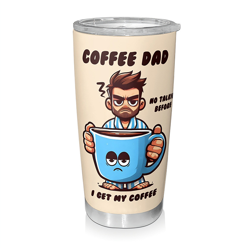 Cross-border una taza de mango personalizada de 40oz taza de automóvil taza de acero inoxidable de gran capacidad taza de paja taza de automóvil