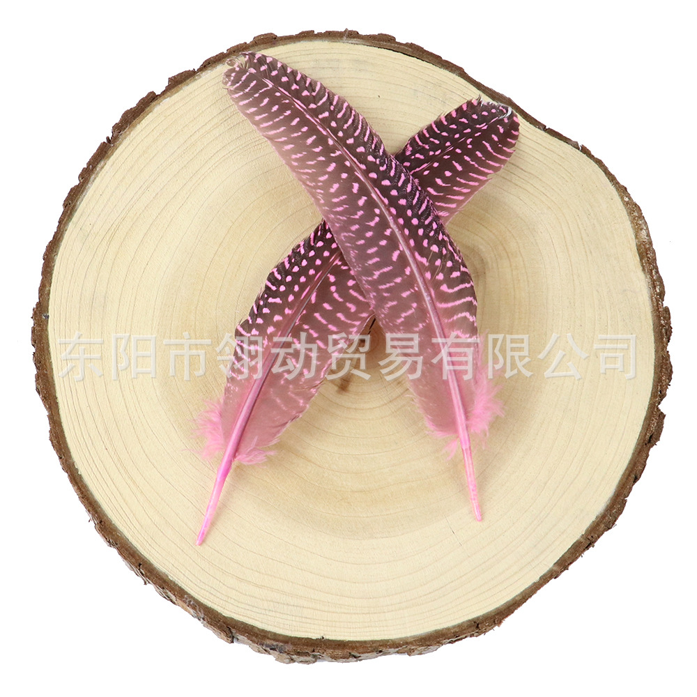 货供应鸡毛15-20CM珍珠窝翎DIY工艺品染色羽毛装饰配件辅料手工