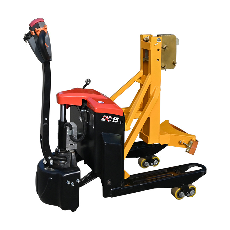 Barril eléctrico de aceite transporte abrazadera de elevación abrazadera de barril de hierro aleación de acero de boca de halcón carretilla elevadora de barril único y doble abrazadera de elevación