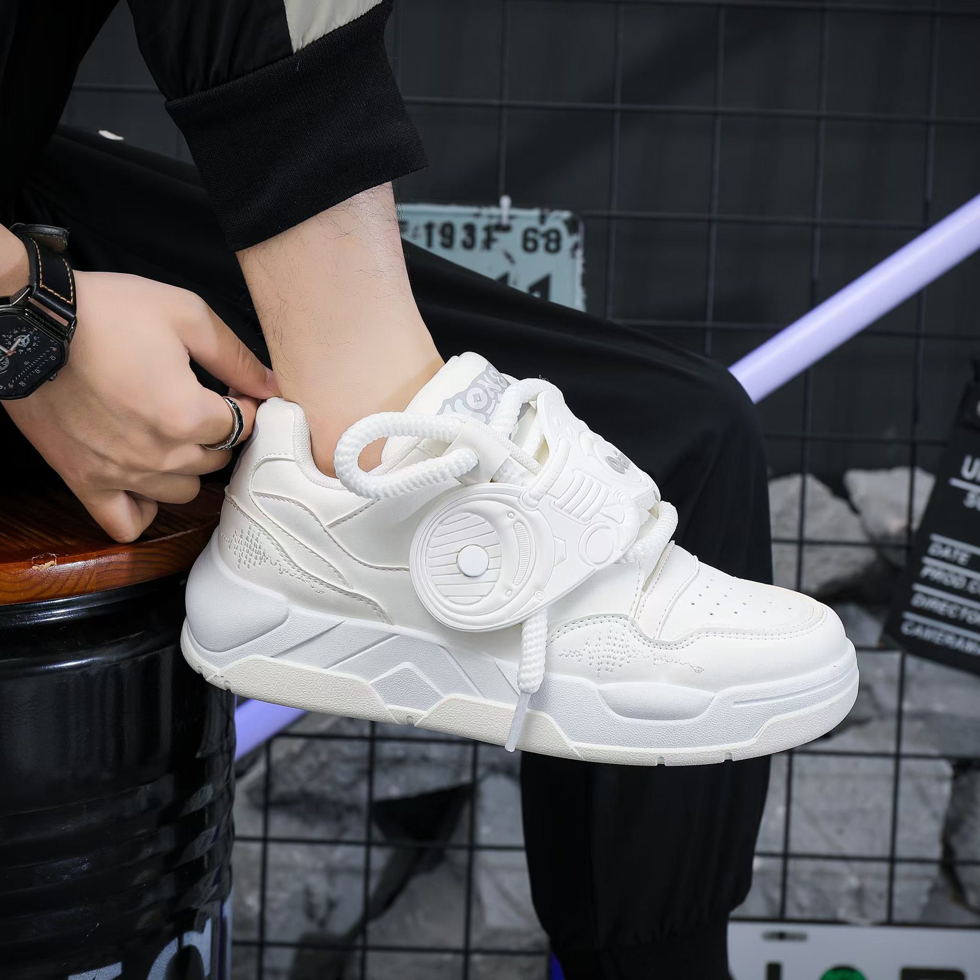 Commerce extérieur transfrontalier vente chaude 2024 nouvelles chaussures pour hommes nouvelles baskets de sport décontractées polyvalentes décontractées vente chaude chaussures à la mode C301_voghion.com