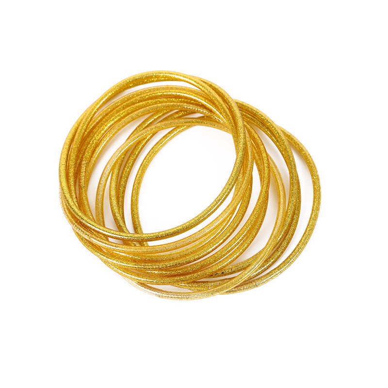 2024 Transfronterizo Amazon nueva pulsera de silicona para mujer moda simple traje de lazo pulsera al por mayor