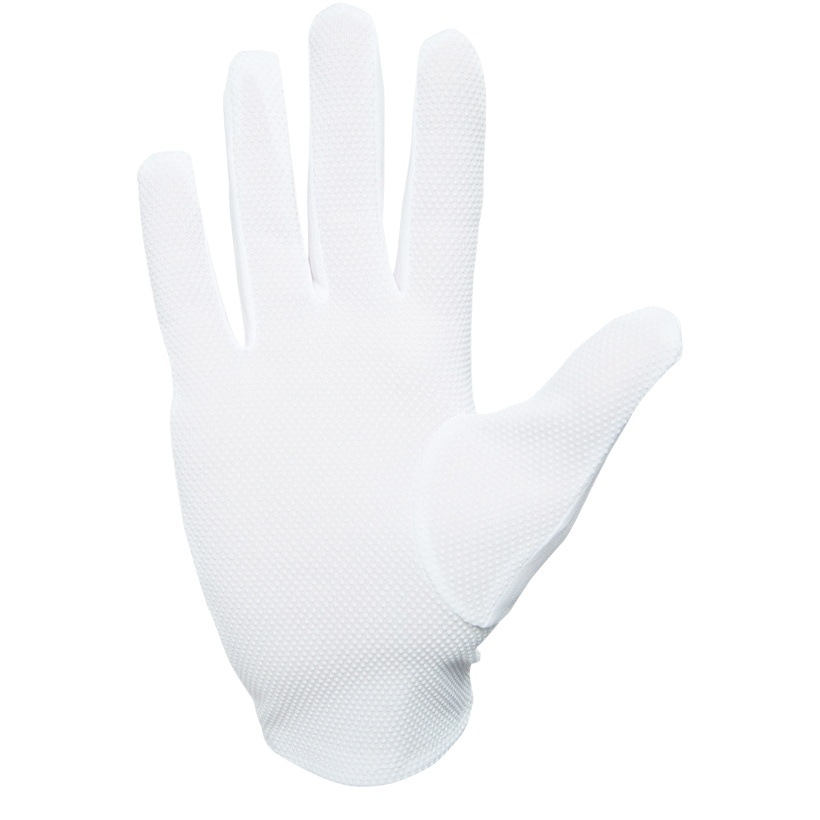 Black and White Dot Bead Plastic Non-Slip Driver's Labor Protection Driving Back Three-Rib Etiquette Concierge Flag-Raising Breathable Gloves for Men and Women
