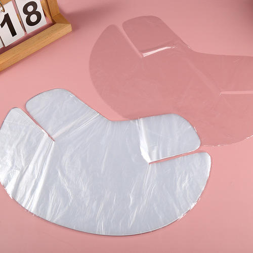 Beauty Salon DIY Plastic Neck Mask Thin Moisture Locking and Preservation Mask Disposable Transparent Spa Neck Mask Tape