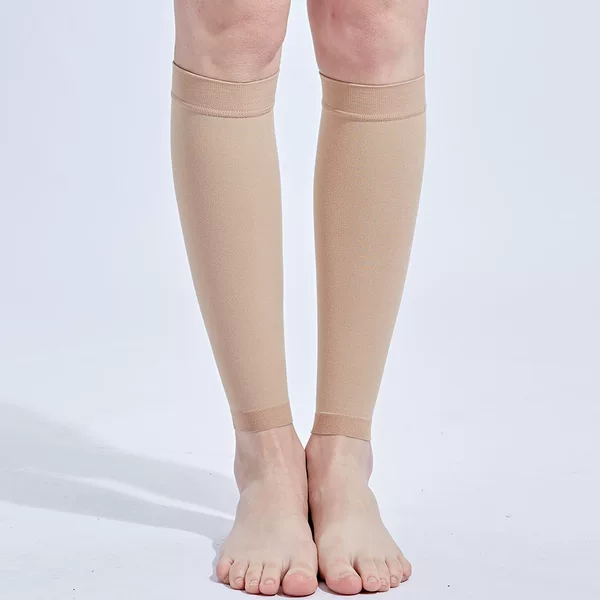 Cross-border source sports compression socks elastic socks shaping compression socks mid-tube calf socks for men and women thin calf