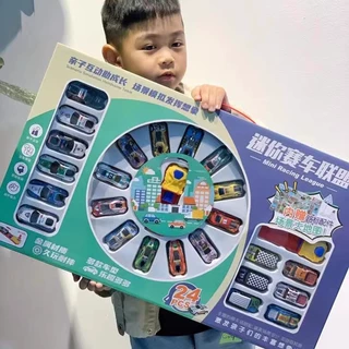 迷你儿童小汽车玩具批发男孩3到6岁宝宝合金回力惯性车模型套装