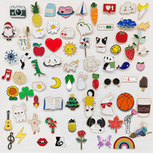 个性可爱卡通金属滴油胸针女可爱装饰包包配饰合金徽章饰品批发