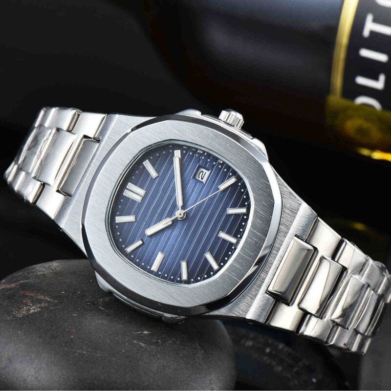 Foreign trade goods three-pin quartz second run calendar watch 24 hours quartz steel band watch manufacturers wholesale