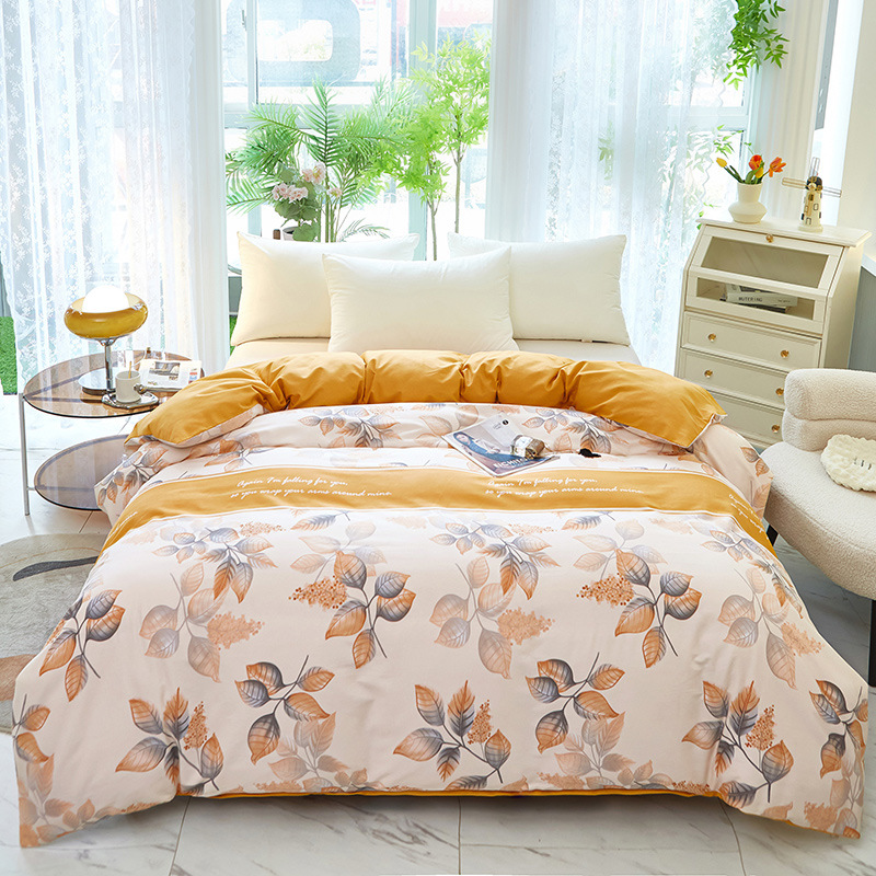 批发100全棉加厚被套7x7单件229x230纯棉加大248x248m被罩180*200