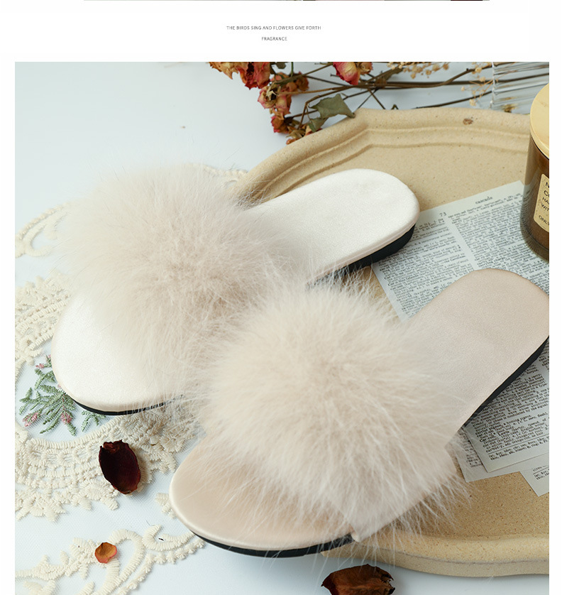 Women's Elegant Solid Color Round Toe Slides Slippers display picture 4