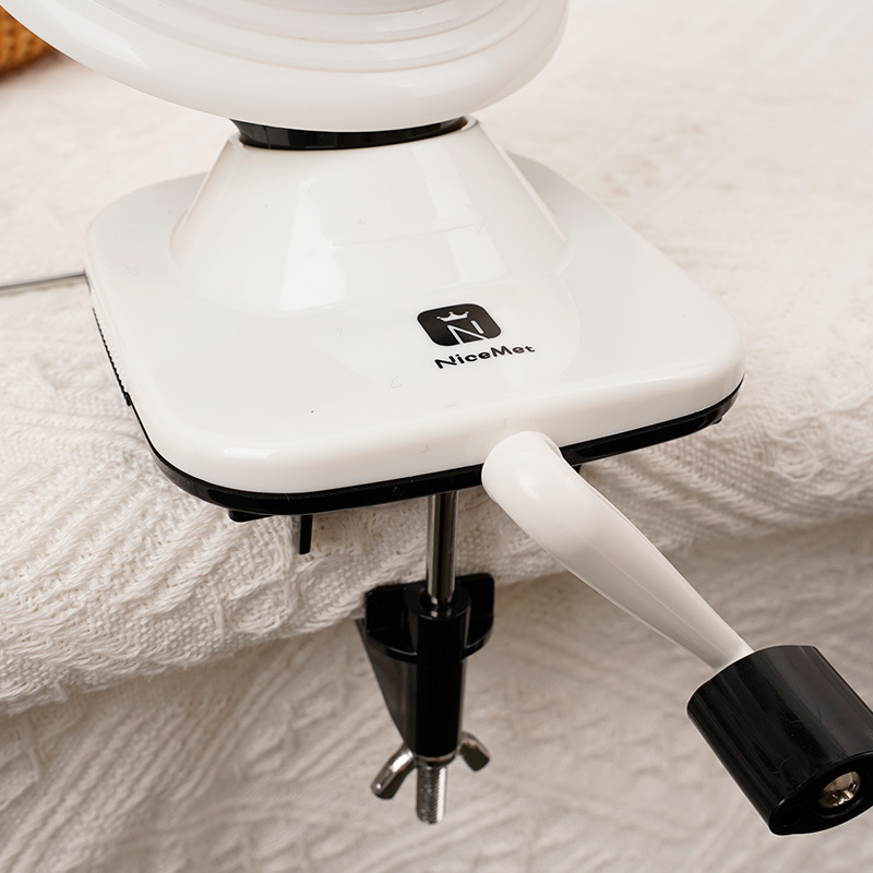 Herramienta de tejido de lana enrollador manual de plástico enrollador manual de lana agrupador