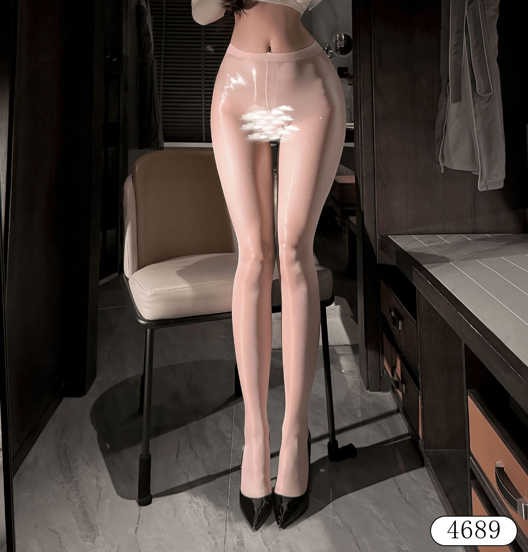 Yue mariposa sexy calcetines aurora largo calcetines de aceite de caballo coquetear sexy abierto femenino puro deseo uniforme seducción