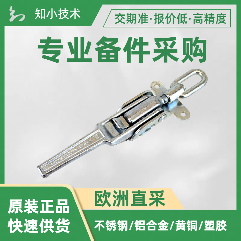 3841-00-2010偏心锁1号FBS用于螺钉连接镀锌拖车环40mm有安全按钮