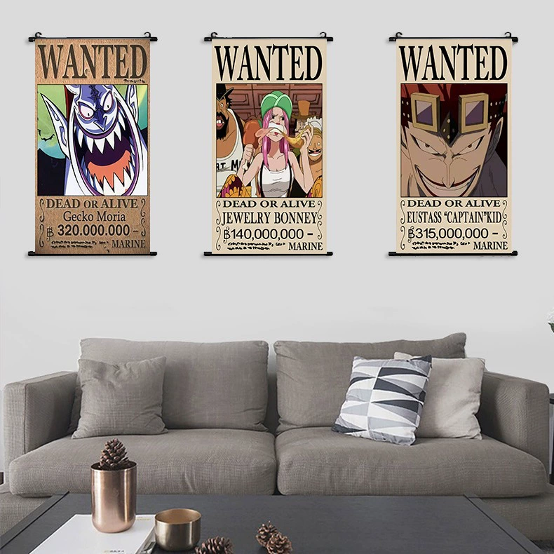 Аниме висячая картина One Piece Лuffy постер фон Аниме декоративная живопись гостиная спальня разв. полка живопись