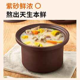 适用九.阳紫砂电炖锅电炖盅煲汤锅燕窝炖盅熬粥专用锅 DG40Z-GD41