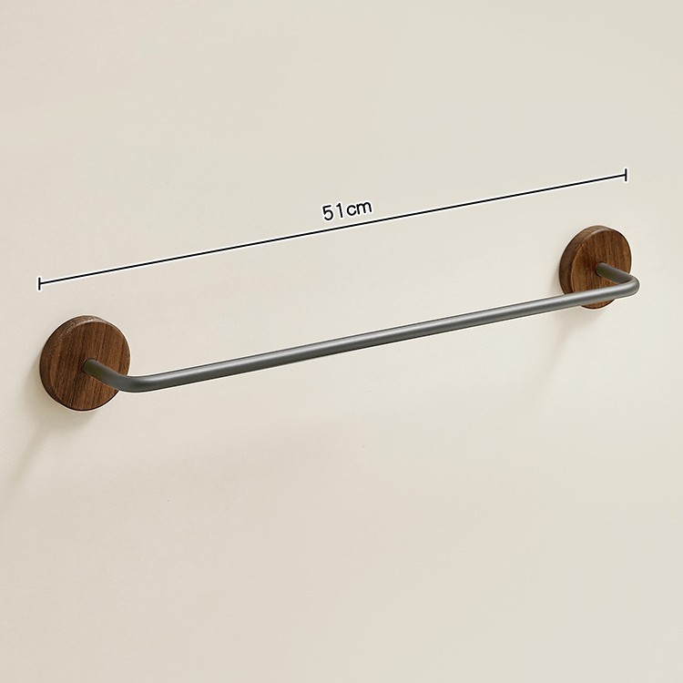 Black walnut-51cm thickened slipper rack-gun gray