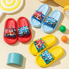 男童拖鞋夏季2025新款汽车图案家居室内小孩防滑eva儿童凉拖鞋男