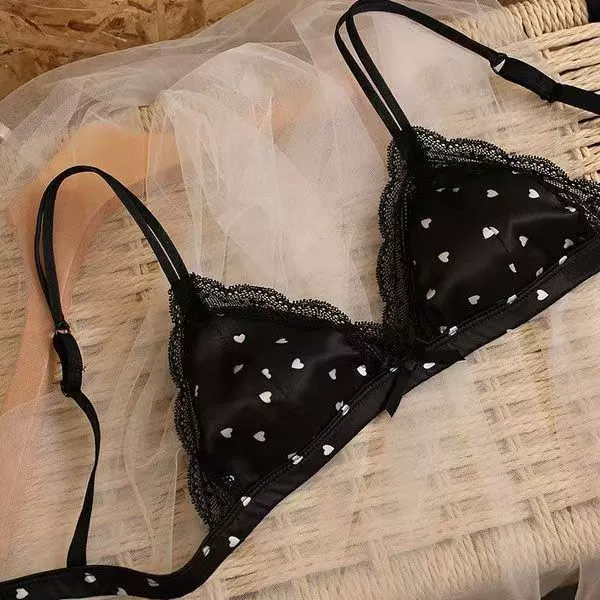 Sexy lace supporting bra top, set, underwear