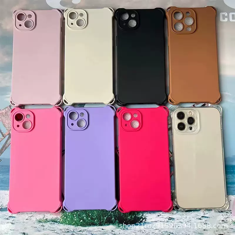 适用苹果15斜跨挂绳手机壳四角开孔防摔iphone11女生背带保护套16