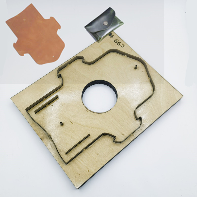 刀模免缝卡扣式皮革皮具卡包刀模手工DIY钱包刀模C99