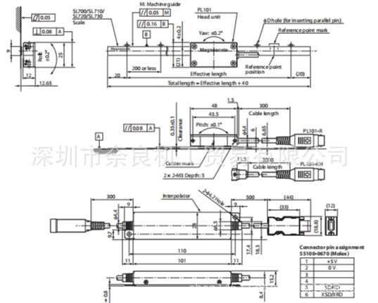 日本索尼位移传感器延长线CK-T15 (10米 ）议价