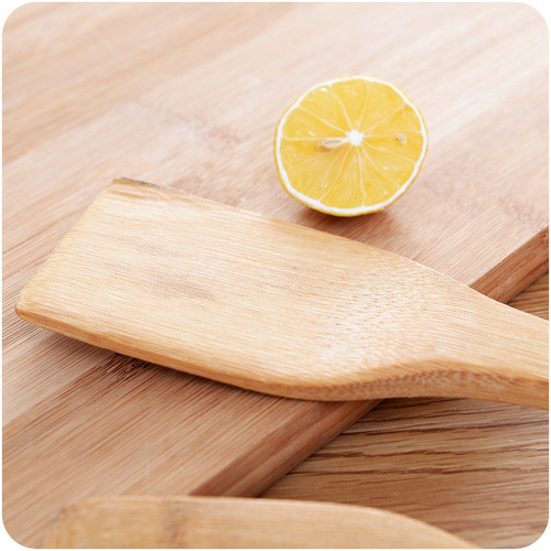 Bamboo spatula non-stick kitchen cooking stir-fry bamboo spatula household non-damage pot square long handle bamboo spatula wooden spatula
