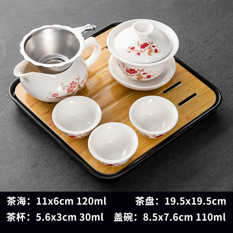 Tea set, ceramic tea cup, simple and elegant design