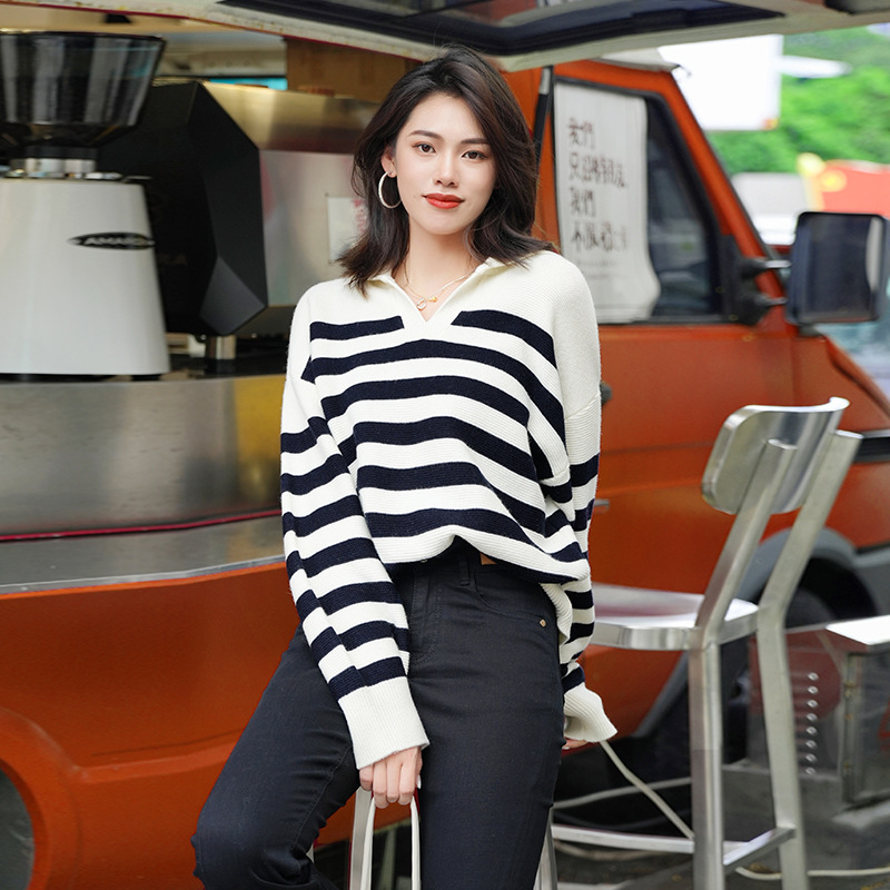 Knitted woolen sweater