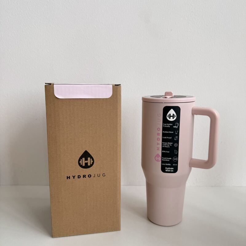 Cross-border European and American 40oz handle cup with sealing lid and straw, HYDROJUG large-capacity leak-proof car thermos cup Cross-border European and American 40oz handle cup with sealing lid and straw, HYDROJUG large-capacity leak-proof car thermos cup