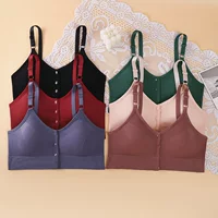 Underwear, push up bra, comfortable breathable wireless bra, beautiful back, front lock