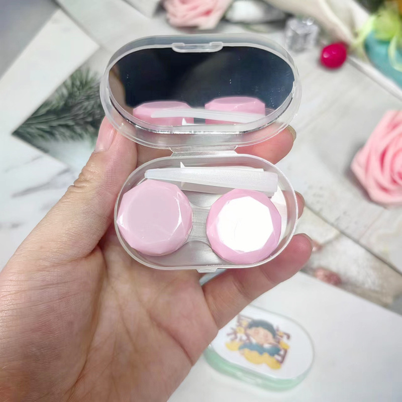 Eyekan Keda Cartoon Contact Lens Case Contact Lens Care Box Contact Lens Companion Box Double Box 8101