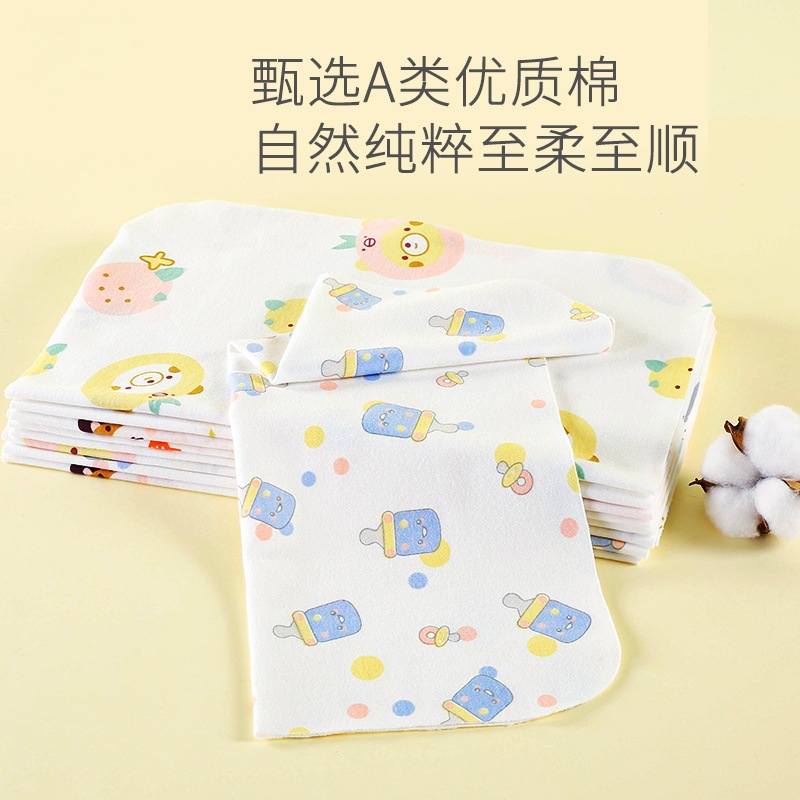 Pañales recién nacidos de algodón, pañales de mesón para bebés, pañales de diafragma lavables, pañales de orina de algodón, mostaza para bebés