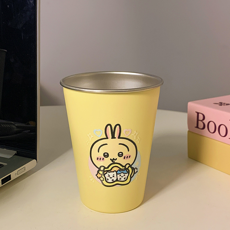 食品级漱口杯加厚防摔可爱不锈钢情侣儿童牙刷杯简约杯创意洗漱杯|undefined